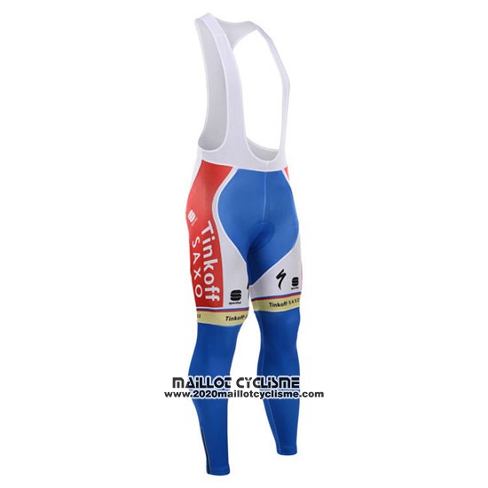 2015 Maillot Ciclismo Tinkoff Saxo Bank Champion Slovaquie Manches Longues et Cuissard